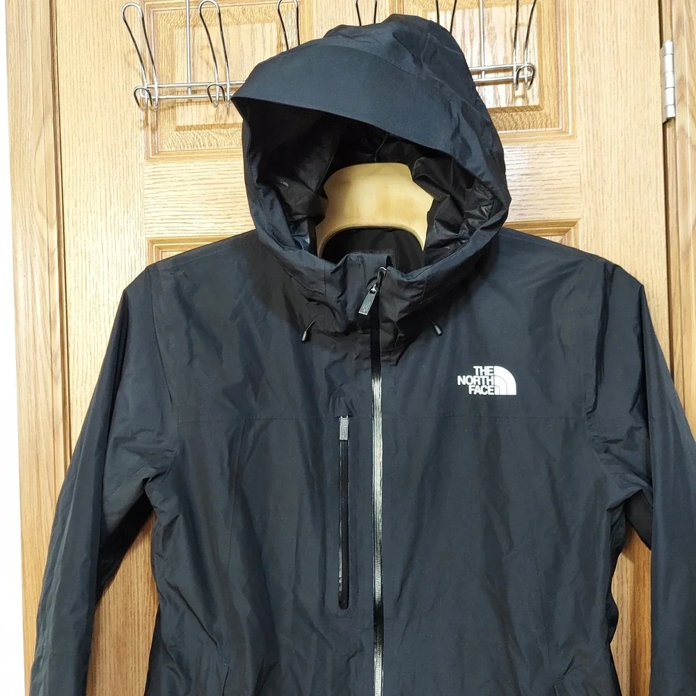 The North Face Descendit Insulated Ski Jacket Mens XL Black Waterproof Hooded